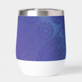 Annahme | Blue Indigo Violet Boho Medallions (Rückseite)