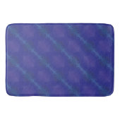 Annahme | Blue Indigo Violet Boho Medallions Badematte (Vorderseite)