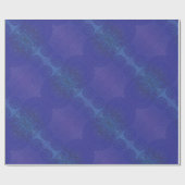 Annahme | Blue Indigo Violet Boho Medallions Geschenkpapier (Flach)