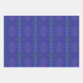 Annahme | Blue Indigo Violet Boho Medallions Geschenkpapier Set (Vorderseite 2)