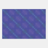 Annahme | Blue Indigo Violet Boho Medallions Geschenkpapier Set (Vorderseite 3)