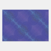 Annahme | Blue Indigo Violet Boho Medallions Geschenkpapier Set (Vorderseite 2)