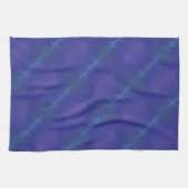 Annahme | Blue Indigo Violet Boho Medallions Geschirrtuch (Horizontal)