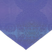 Annahme | Blue Indigo Violet Boho Medallions Großer Tischläufer (Ecke)