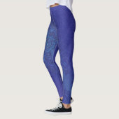 Annahme | Blue Indigo Violet Boho Medallions Leggings (Links)