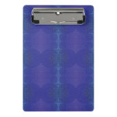 Annahme | Blue Indigo Violet Boho Medallions Mini Klemmbrett (Vorderseite)
