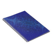 Annahme | Blue Indigo Violet Boho Medallions Notizblock (Rechte Seite)