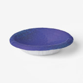 Annahme | Blue Indigo Violet Boho Medallions Pappteller (Gewinkelt)