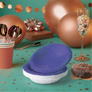 Annahme Blue Indigo Violet Boho Medallions Pappteller
