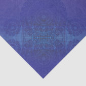 Annahme | Blue Indigo Violet Boho Medallions Seidenpapier (Detail)