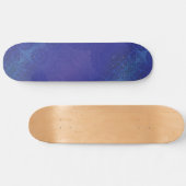 Annahme | Blue Indigo Violet Boho Medallions Skateboard (Horizontal)