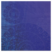 Annahme | Blue Indigo Violet Boho Medallions Stoff (Muster)