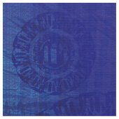 Annahme | Blue Indigo Violet Boho Medallions Stoff (Nahaufnahme)