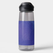 Annahme | Blue Indigo Violet Boho Medallions Trinkflasche (Rückseite)