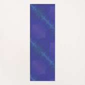 Annahme | Blue Indigo Violet Boho Medallions Yogamatte (Vorderseite)