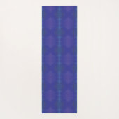 Annahme | Blue Indigo Violet Boho Medallions Yogamatte (Rückseite)
