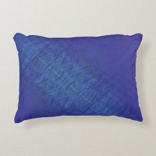 Annahme Blue Indigo Violet Shibori Muster Dekokissen