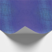 Annahme | Blue Indigo Violet Shibori Muster Geschenkpapier (Ecke)