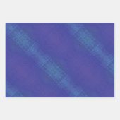 Annahme | Blue Indigo Violet Shibori Muster Geschenkpapier Set (Vorderseite 2)