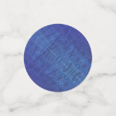 Annahme | Blue Indigo Violet Shibori Muster Konfetti (Klein Vorderseite)