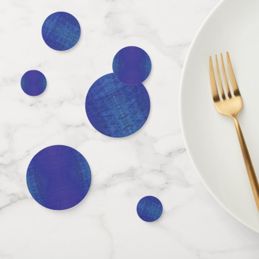 Annahme | Blue Indigo Violet Shibori Muster Konfetti (Gruppe)