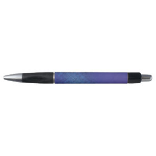 Annahme Blue Indigo Violet Shibori Muster Kugelschreiber