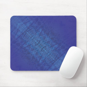 Annahme   Blue Indigo Violet Shibori Muster Mousepad