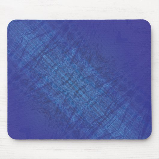 Annahme | Blue Indigo Violet Shibori Muster Mousepad (Vorne)