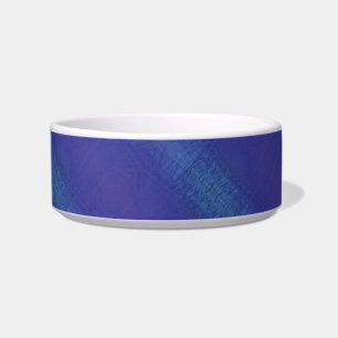 Annahme Blue Indigo Violet Shibori Muster Napf