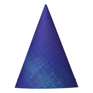 Annahme   Blue Indigo Violet Shibori Muster Partyhütchen