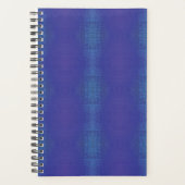 Annahme | Blue Indigo Violet Shibori Muster Planer (Vorderseite)