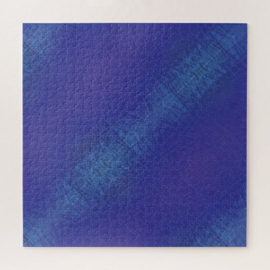 Annahme | Blue Indigo Violet Shibori Muster Puzzle (Horizontal)