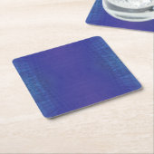 Annahme | Blue Indigo Violet Shibori Muster Rechteckiger Pappuntersetzer (angewinkelt)
