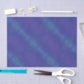 Annahme | Blue Indigo Violet Shibori Muster Seidenpapier (Handwerk)