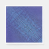 Annahme | Blue Indigo Violet Shibori Muster Serviette (Vorderseite)