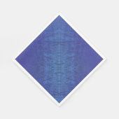 Annahme | Blue Indigo Violet Shibori Muster Serviette (Ecke)