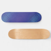 Annahme | Blue Indigo Violet Shibori Muster Skateboard (Horizontal)