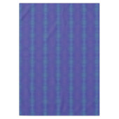 Annahme | Blue Indigo Violet Shibori Muster Tischdecke (Vorderseite)