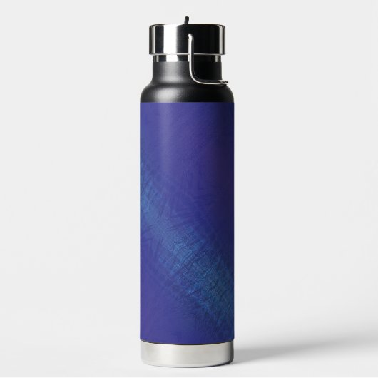 Annahme | Blue Indigo Violet Shibori Muster Trinkflasche (Links)