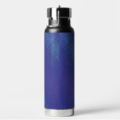 Annahme | Blue Indigo Violet Shibori Muster Trinkflasche (rechts)