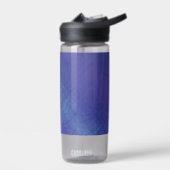 Annahme | Blue Indigo Violet Shibori Muster Trinkflasche (Links)