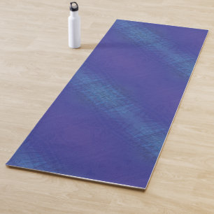 Annahme Blue Indigo Violet Shibori Muster Yogamatte