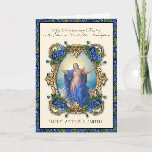 Annahme Bruder religiöser Beruf des Volkes Karte (Vorderseite)