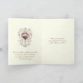 Annahme Bruder religiöser Beruf des Volkes Karte (Innenseite)