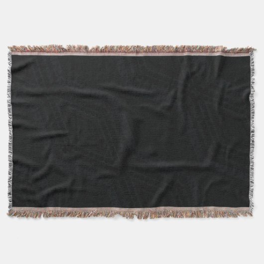 Annahme | Dark Boho Texture Decke (Vorderseite)