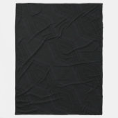 Annahme | Dark Boho Texture Fleecedecke (Vorderseite)