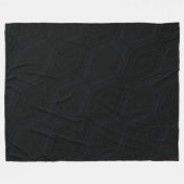 Annahme | Dark Boho Texture Fleecedecke (Vorderseite (Horizontal))