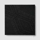 Annahme | Dark Boho Texture Gästebuch (Rückseite)