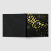 Annahme | Dark Boho Texture Gästebuch (Voll)