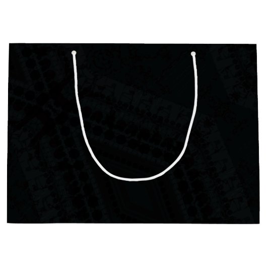 Annahme | Dark Boho Texture Große Geschenktüte (Vorderseite)